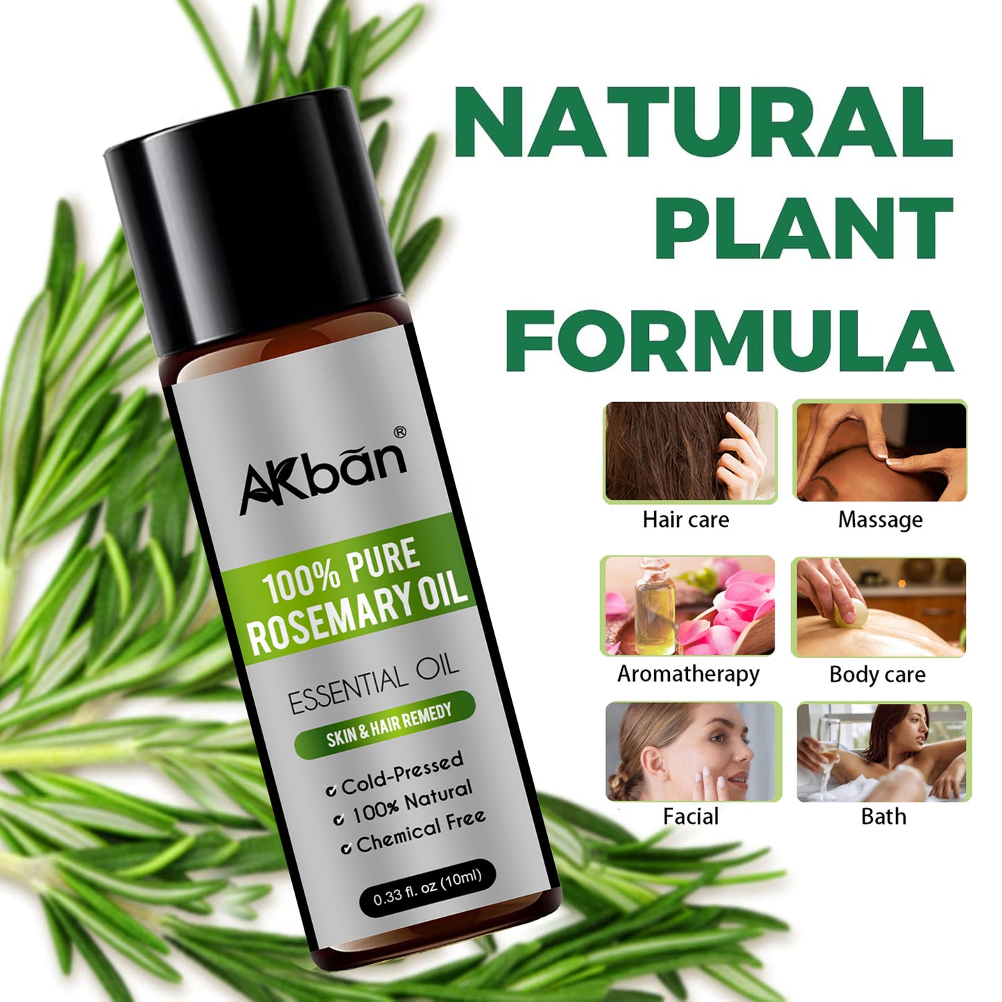 Rosemary Essential Oil -100% Pure Natural Rosemary Oil