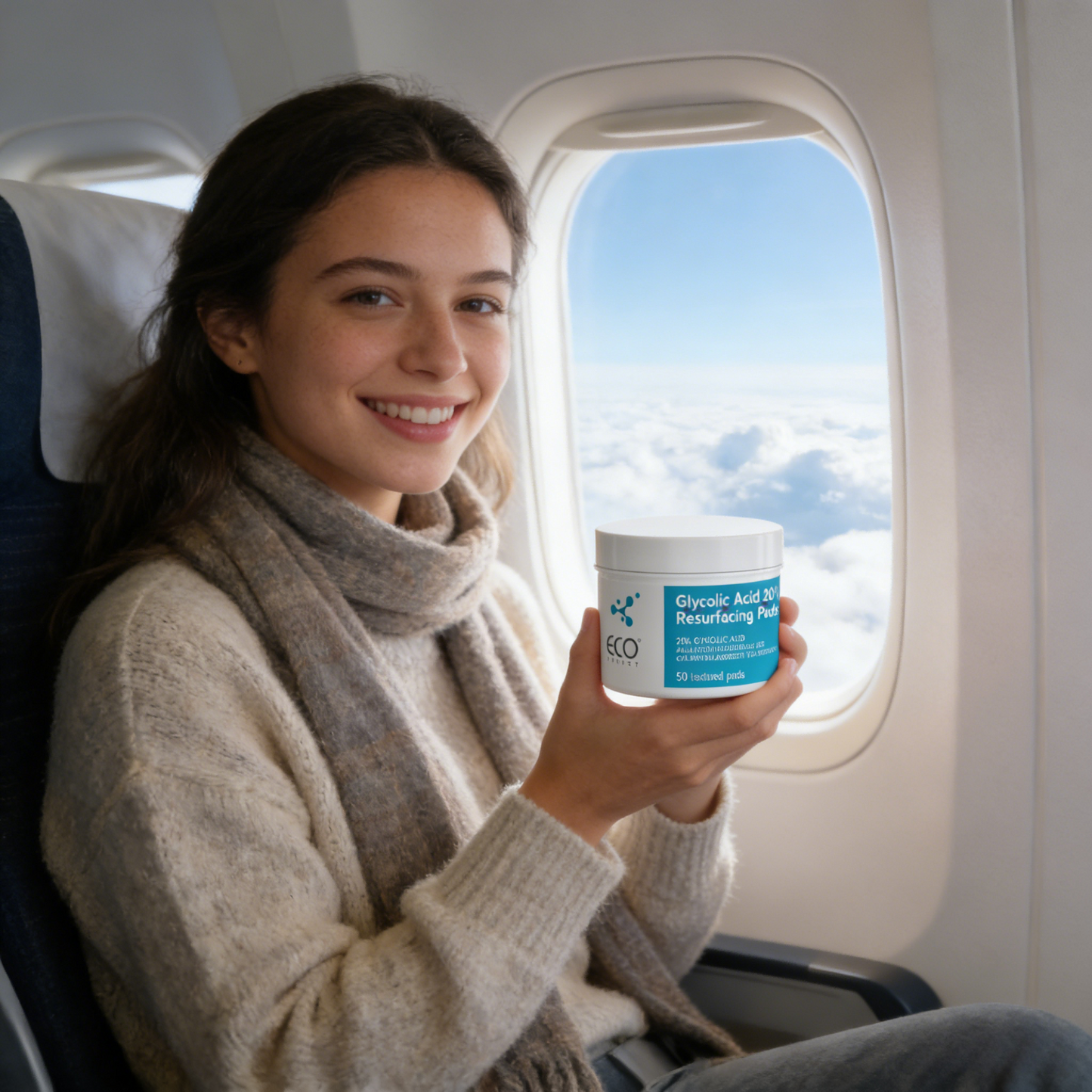 50 Textured Pads | 20% Glycolic Acid Resurfacing Solution