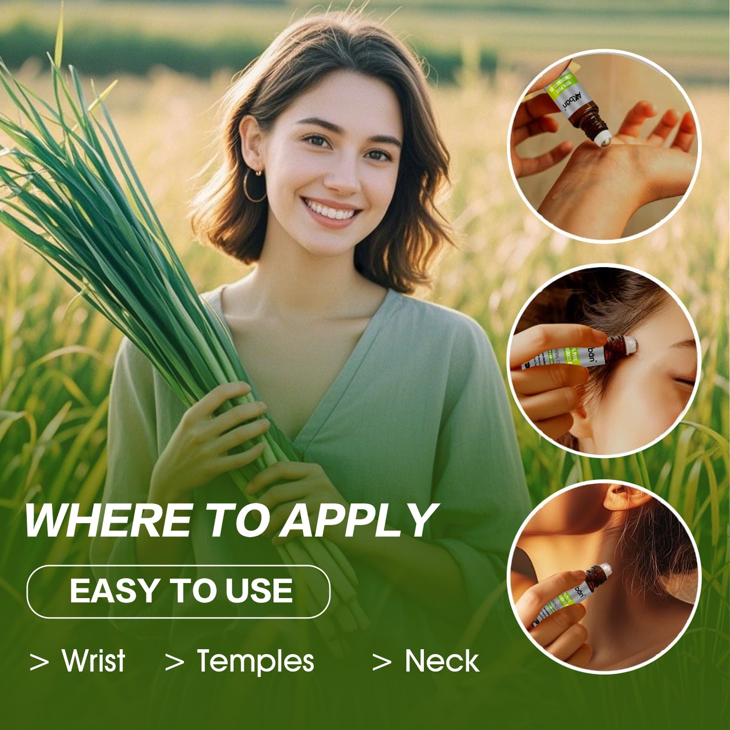 100% Pure Lemongrass Oil - Natural & Undiluted & Unrefined