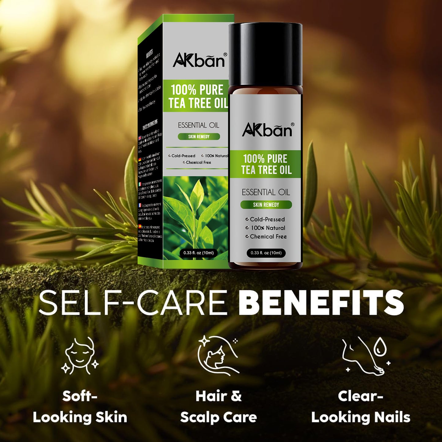Tea Tree Essential Oil -100% Pure Natural Tea Tree Oil High-Quality Essential Oil