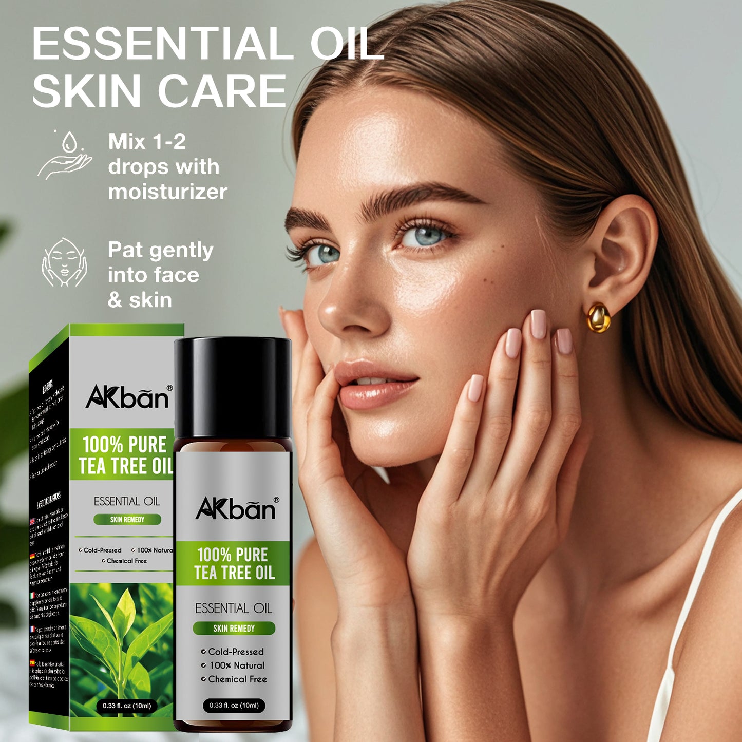 Tea Tree Essential Oil -100% Pure Natural Tea Tree Oil High-Quality Essential Oil