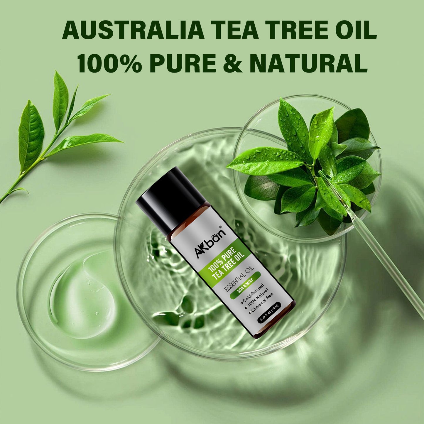 Tea Tree Essential Oil -100% Pure Natural Tea Tree Oil High-Quality Essential Oil
