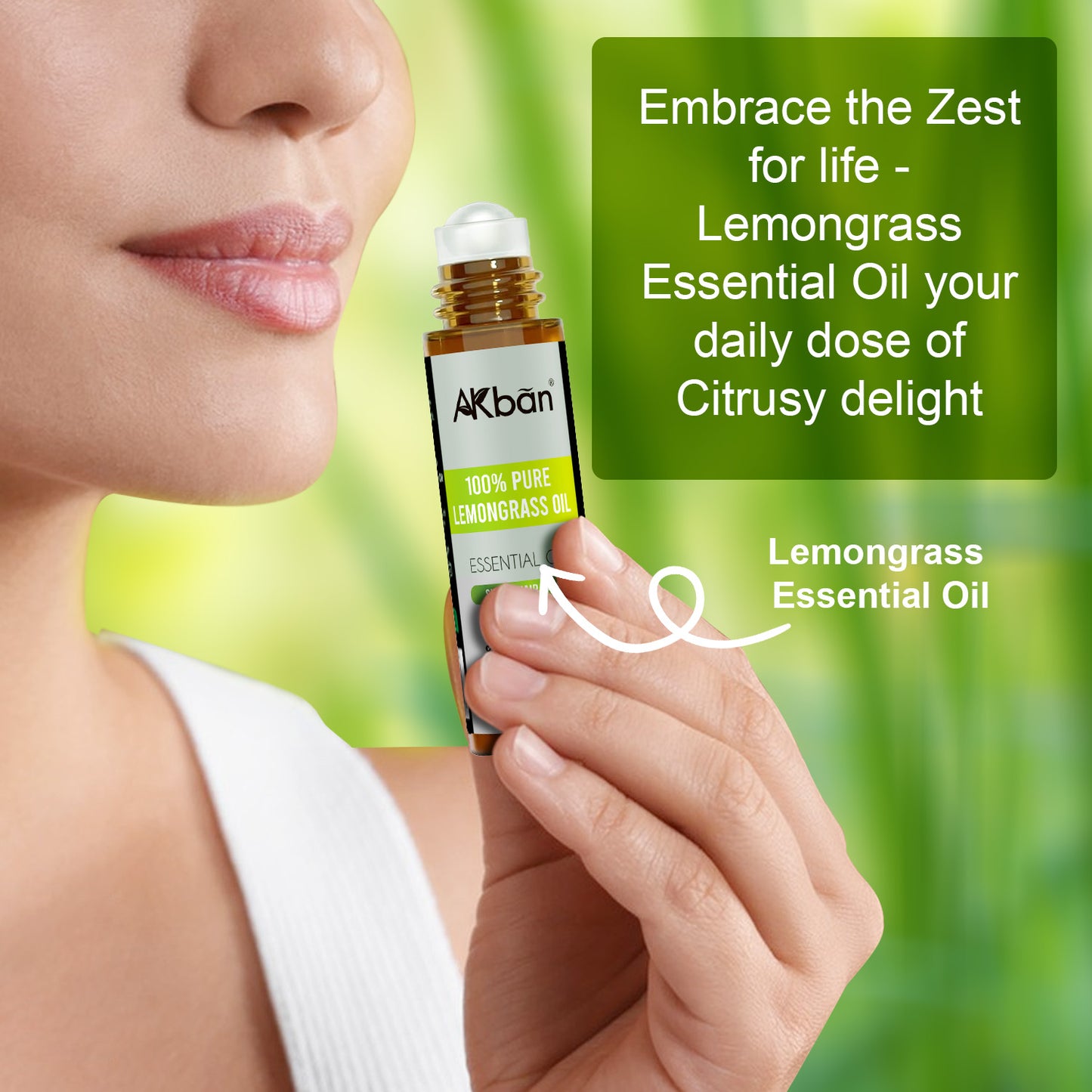 100% Pure Lemongrass Oil - Natural & Undiluted & Unrefined