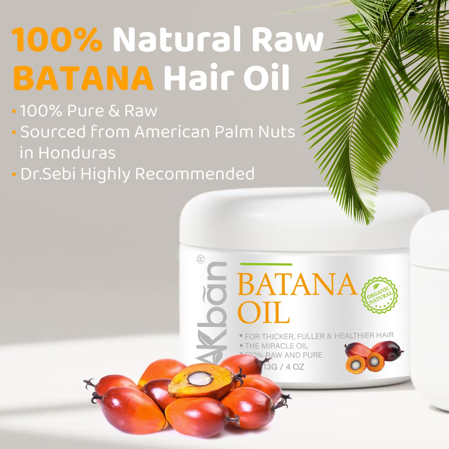100%Raw And Pure BATANA OIL - HAIR THE MIRACLE OIL