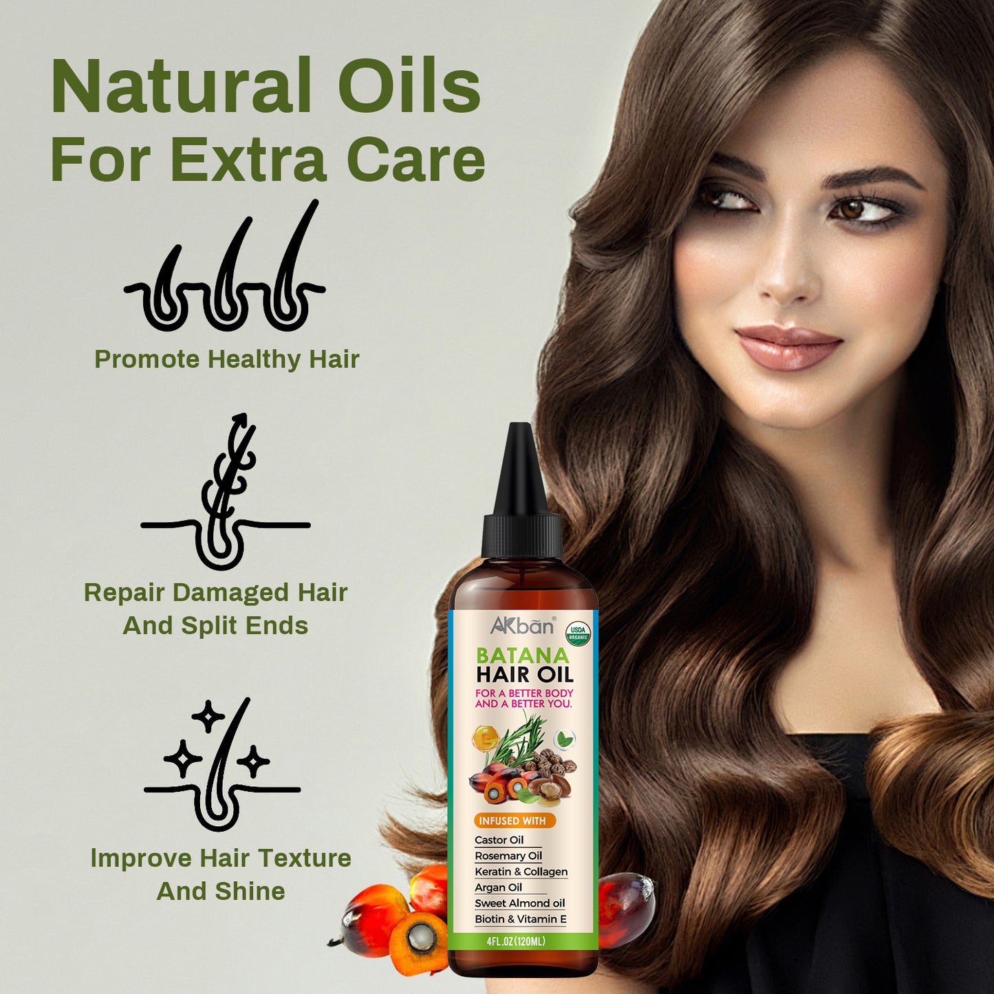 100% Natural Batana composite Hair Oil