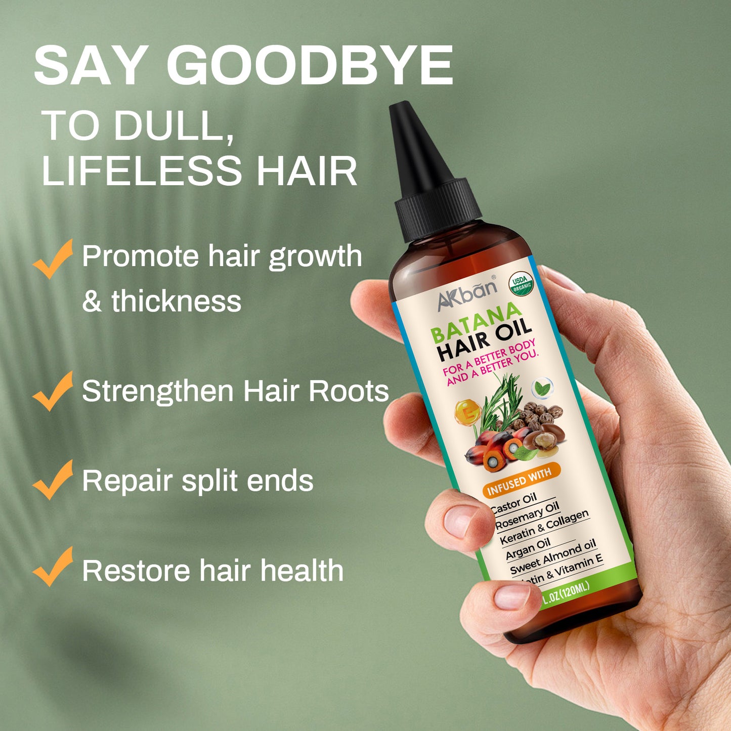 100% Natural Batana composite Hair Oil