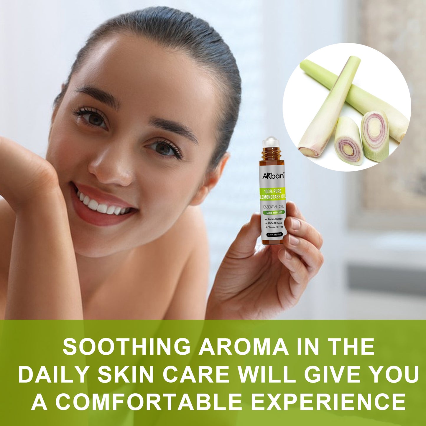 100% Pure Lemongrass Oil - Natural & Undiluted & Unrefined