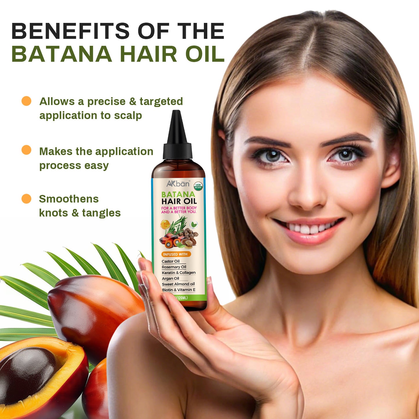 100% Natural Batana composite Hair Oil
