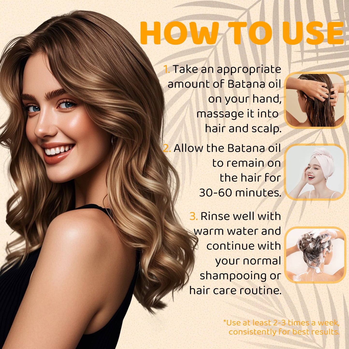 100%Raw And Pure BATANA OIL - HAIR THE MIRACLE OIL