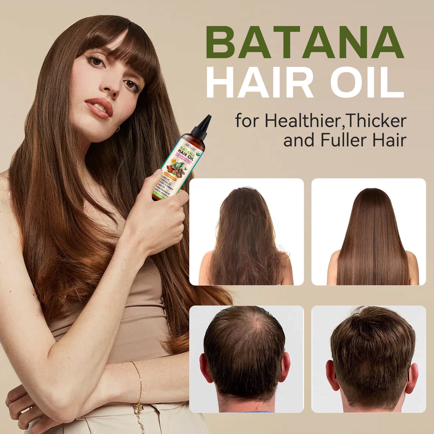 100% Natural Batana composite Hair Oil