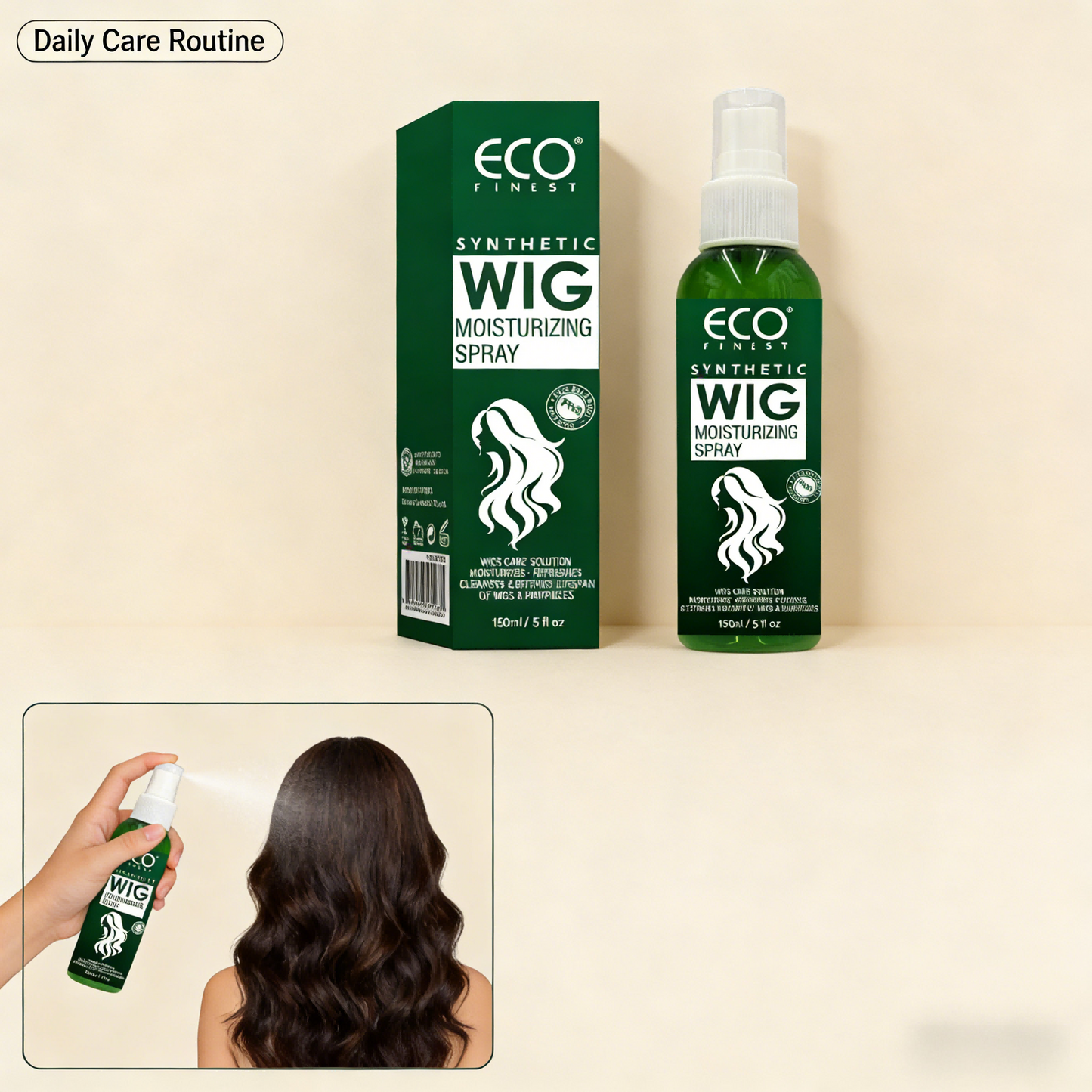 150ml ECO FINEST Synthetic Wig Moisturizing Spray