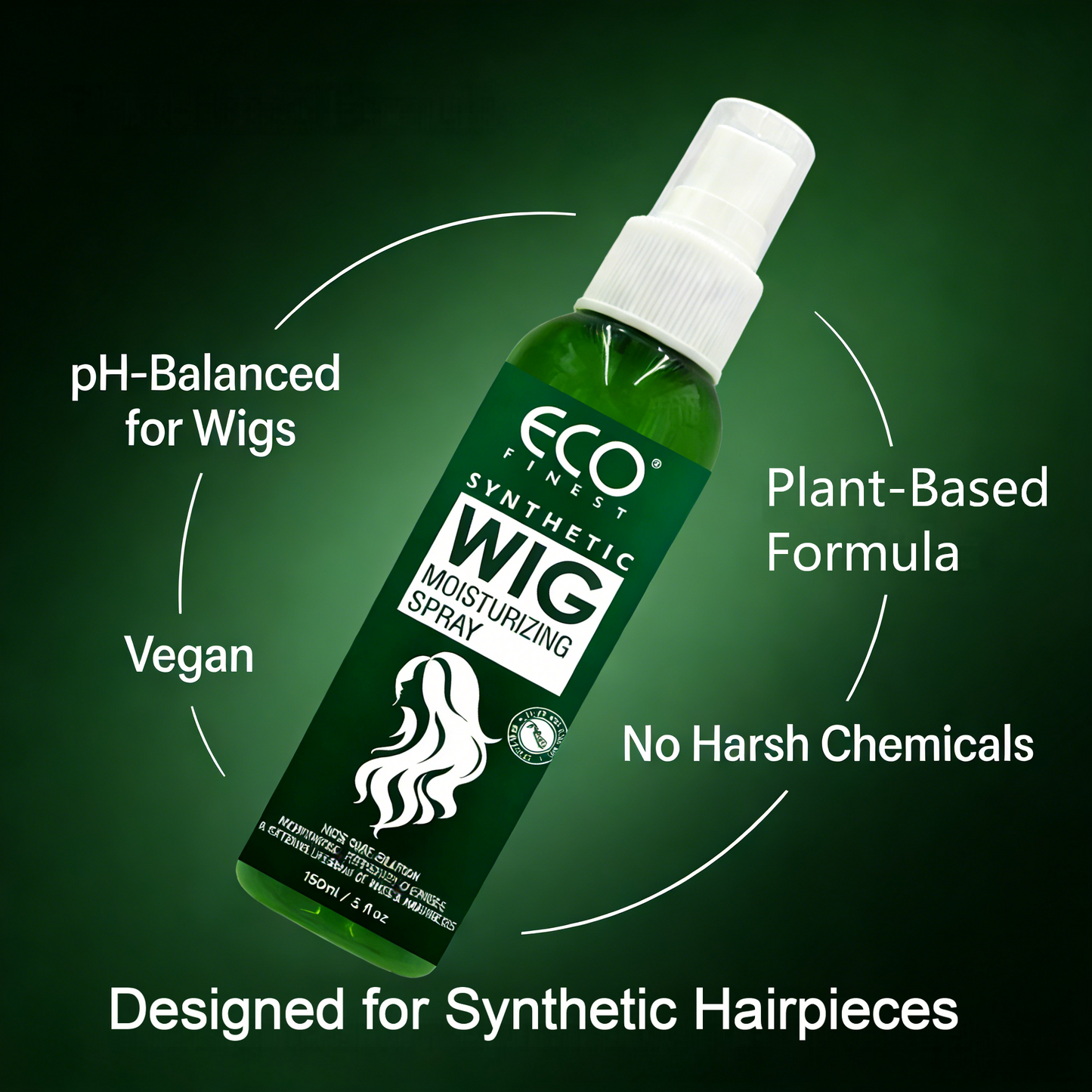 2 x 150ml ECO FINEST Synthetic Wig Moisturizing Spray Duo Pack