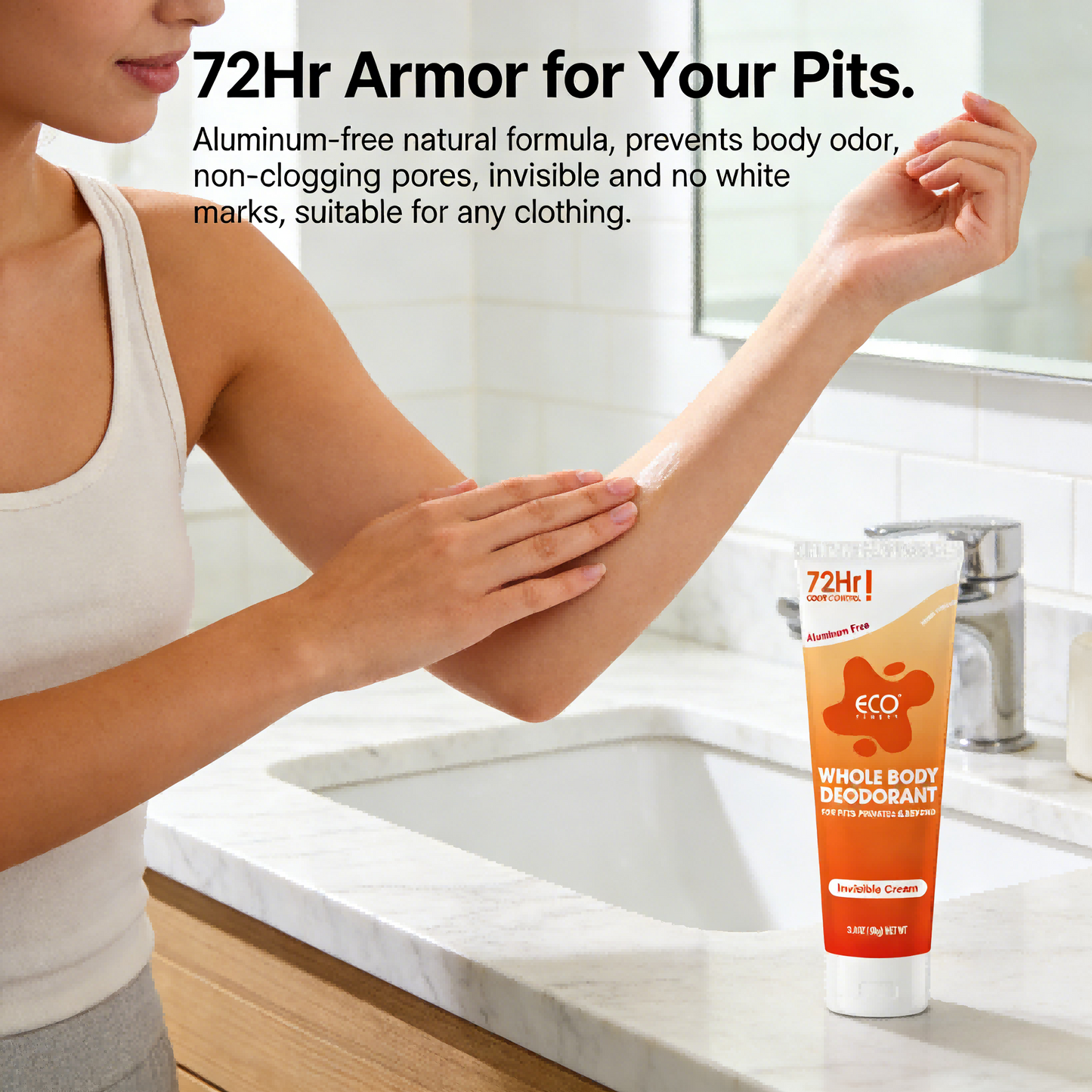 ECO FINEST 72-Hour Odor Control Duo | Lavender Calm + Sweet Orange Energy | Aluminum-Free · Whole Body Use