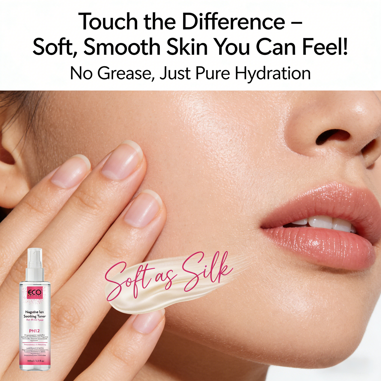 100ml PH12 Negative Ion Soothing Toner – Gentle, Hydrating Facial Toner for All Skin Types