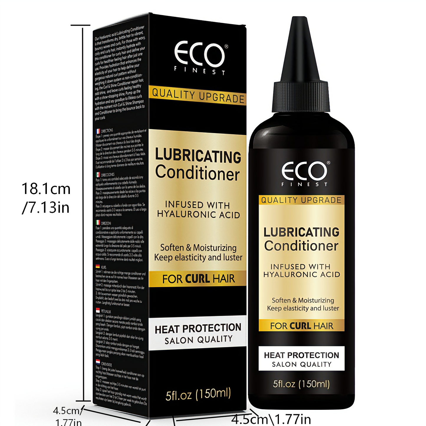 150ml ECO FINEST Black Gold Luxury Hair Conditioner