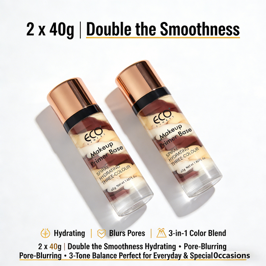 2 x 40g | ECO Finest Spiral Hydrating Three-Color Primer