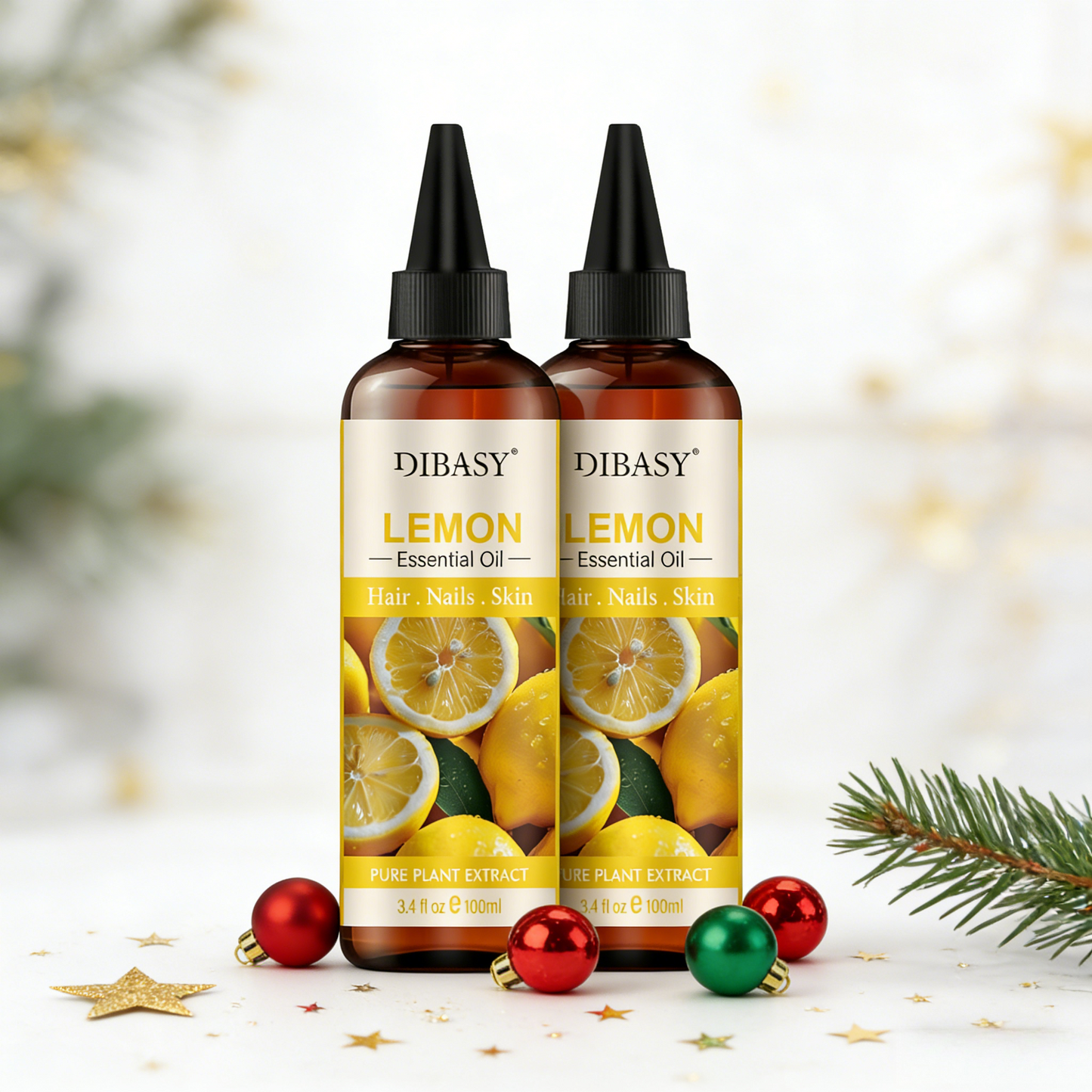 100ml Lemon Essential Oil – Pure, Natural & Refreshing for Hair, Skin, Aromatherapy & Cleaning Use
