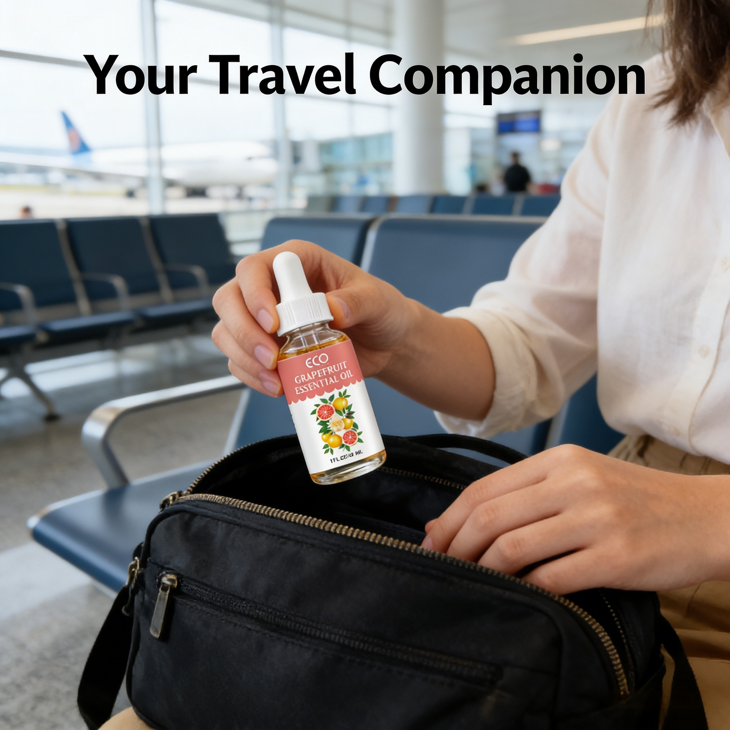 30ml Grapefruit Essential Oil – Pure, Natural & Uplifting for Hair, Skin, Aromatherapy & Diffuser Use