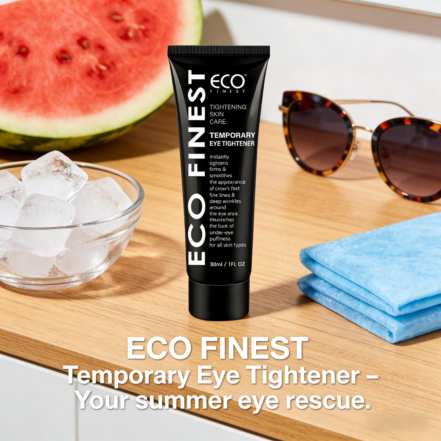 ECO FINEST Temporary Eye Tightener 30ml – Quick Refresh for Puffy & Tired Eyes