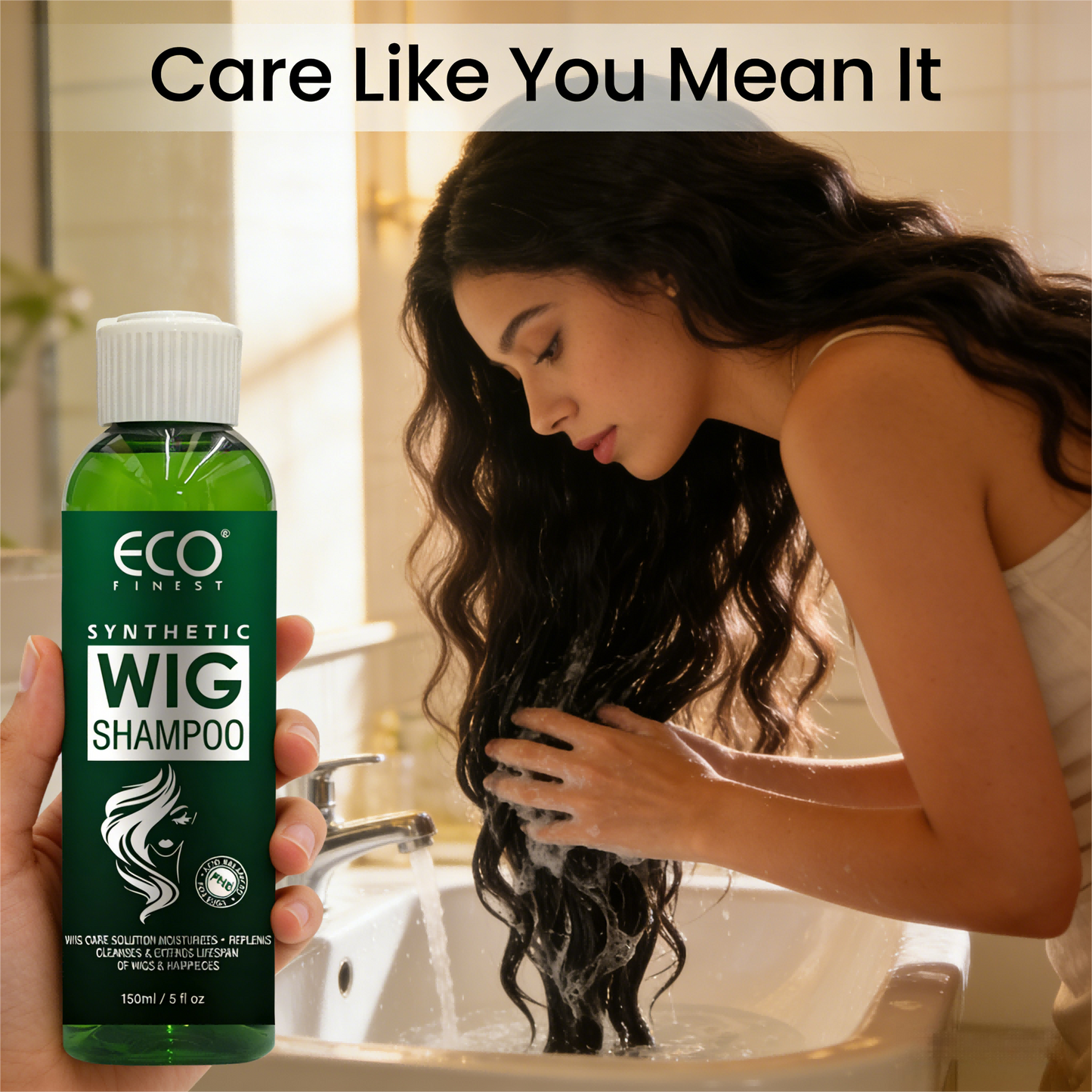 120ml x 2 | ECO Finest Synthetic Wig Care Set pH6 Balanced • No Harsh Chemicals