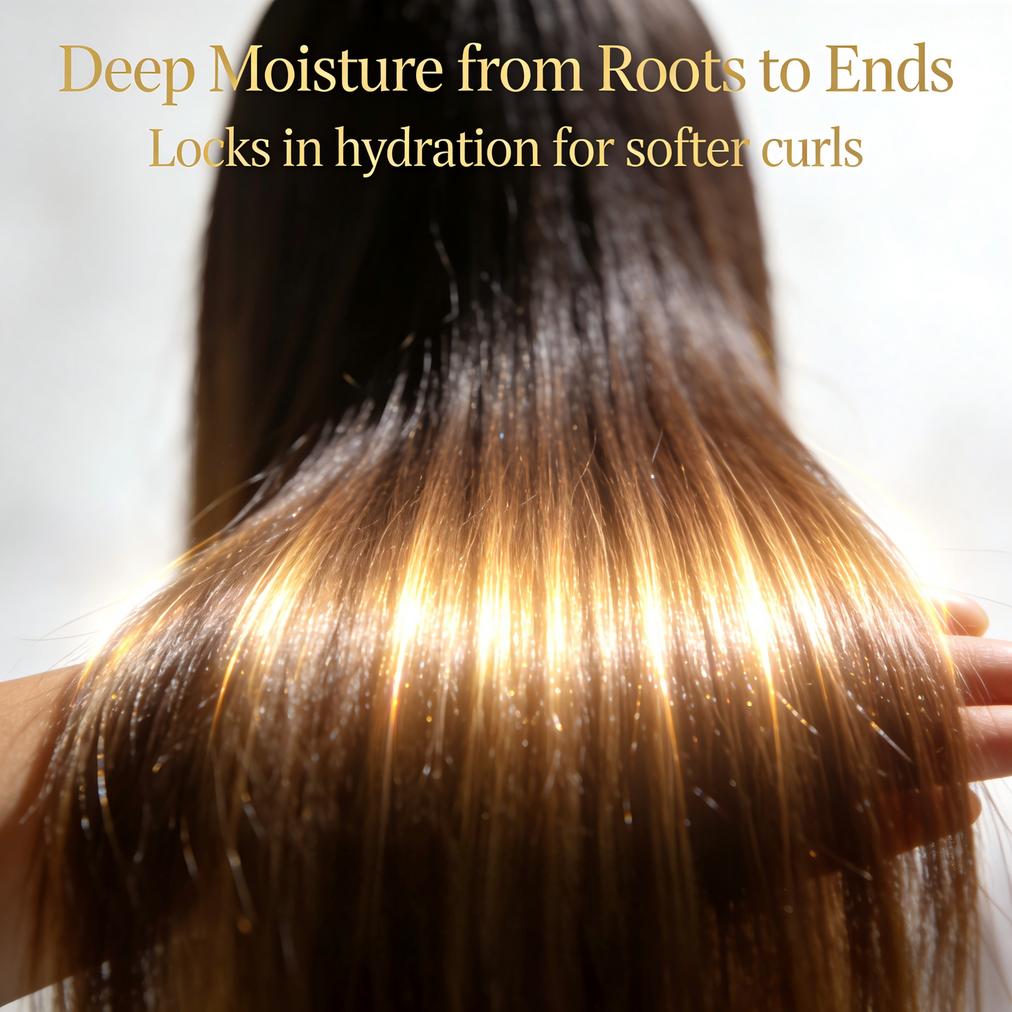 120ml Natural Hair Serum – Moisturizing & Strengthening Formula for Curly, Dry & Damaged Hair with Argan, Jojoba & Coconut Oils