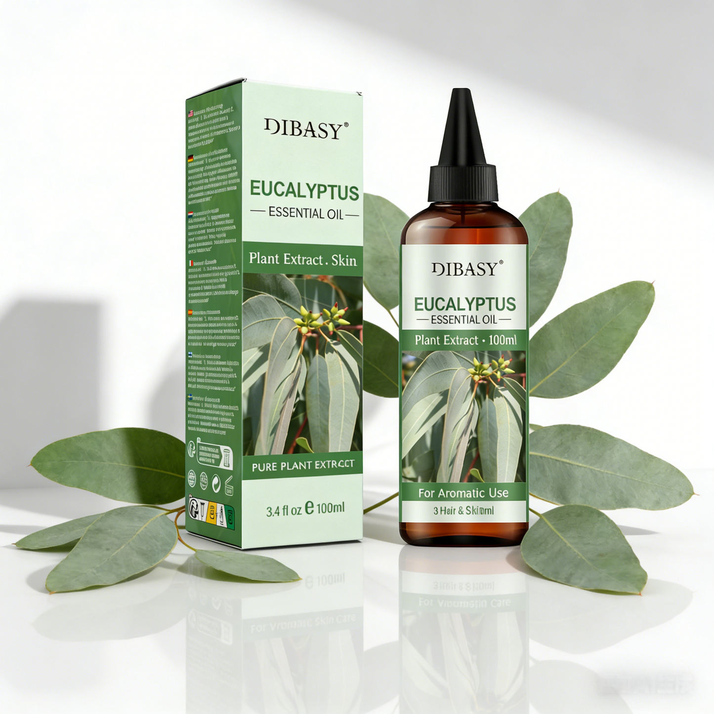 100ml Eucalyptus Essential Oil – Pure, Natural & Therapeutic Grade for Hair, Skin, Aromatherapy & Diffuser Use