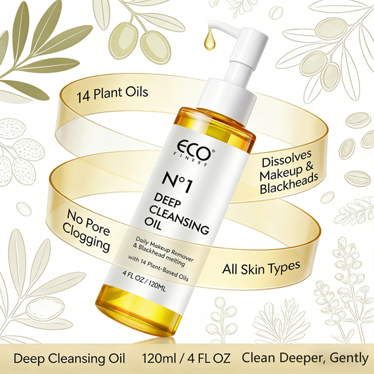 120ml Deep Cleansing Oil  14 plant oils dissolve makeup & blackheads gently