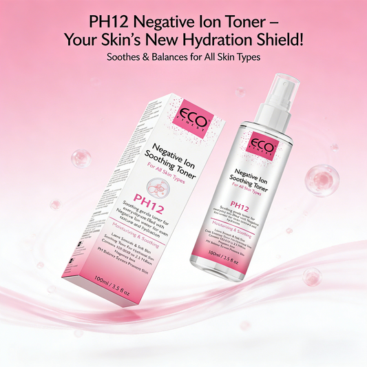 100ml PH12 Negative Ion Soothing Toner – Gentle, Hydrating Facial Toner for All Skin Types