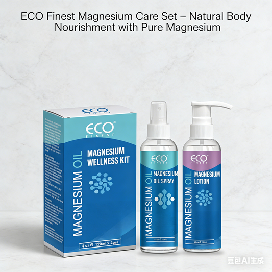 120ml x 2 Magnesium Oil Wellness Kit – Spray & Lotion Duo for Muscle Comfort and Daily Relaxation