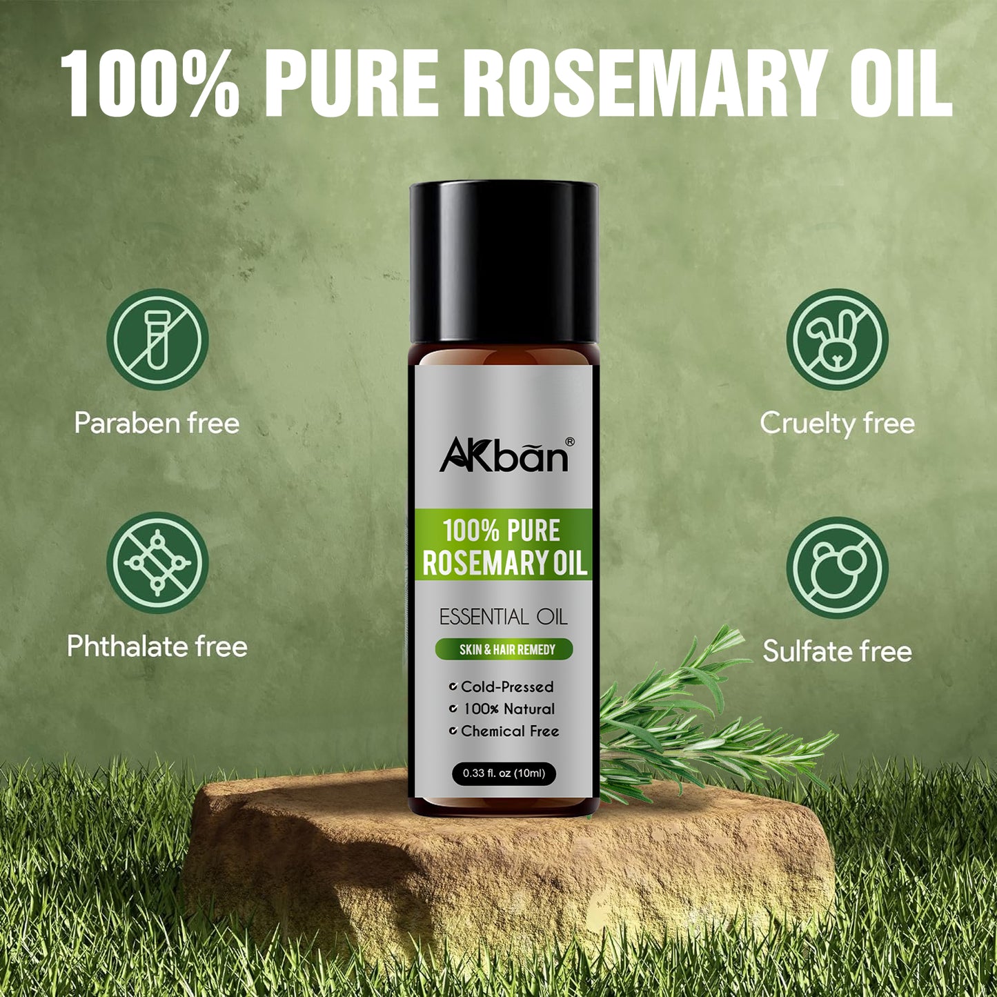 Rosemary Essential Oil -100% Pure Natural Rosemary Oil