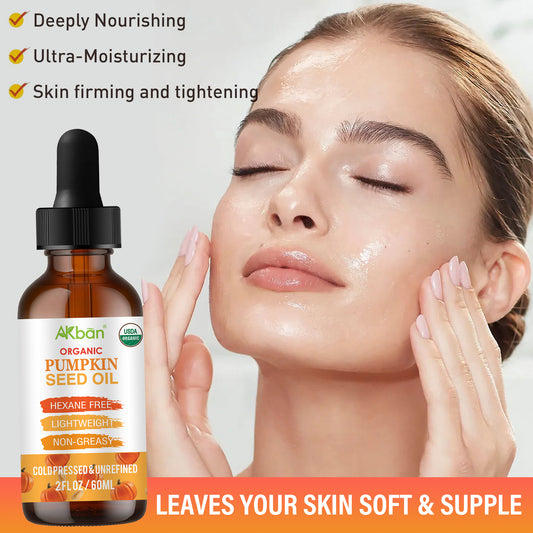 100% Pure & Natural Organic Pumpkin Seed Oil - 2 fl oz + 2 fl oz