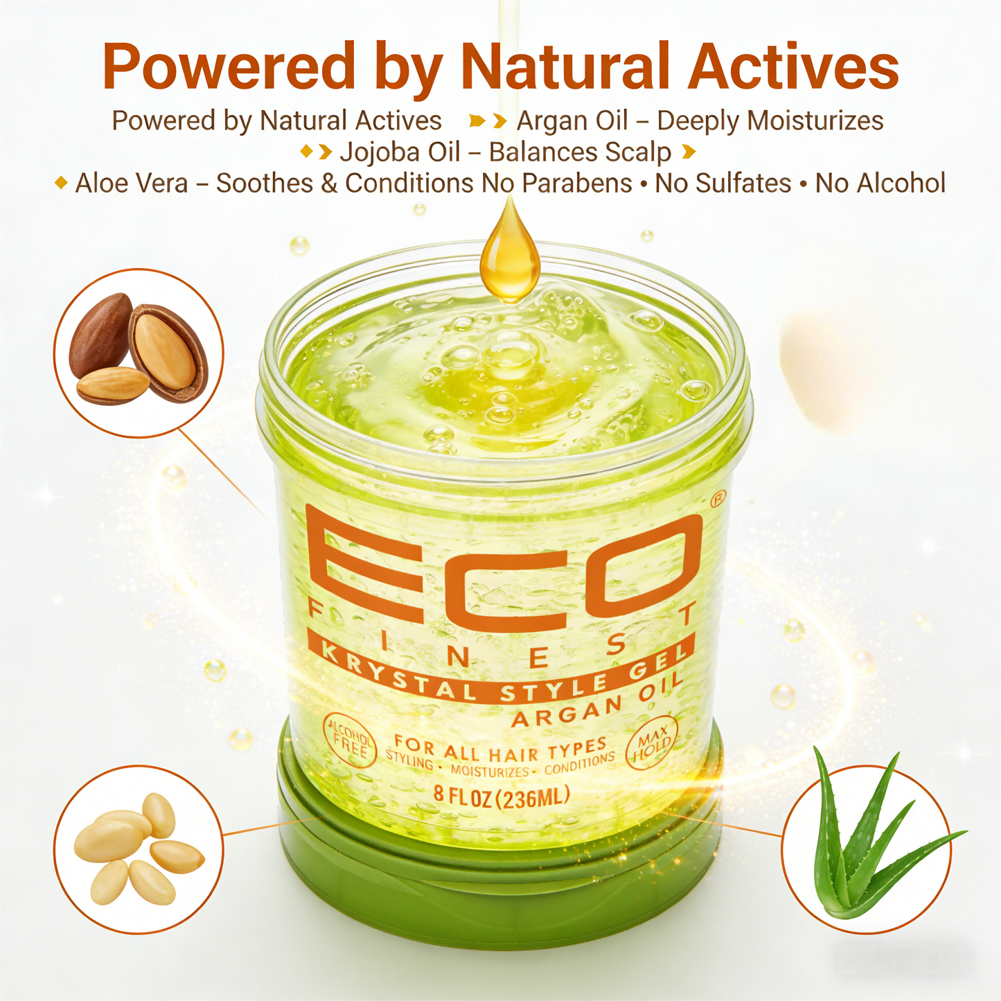 236ml [Nourish & Shape] Moroccan Argan Oil Styling Wax