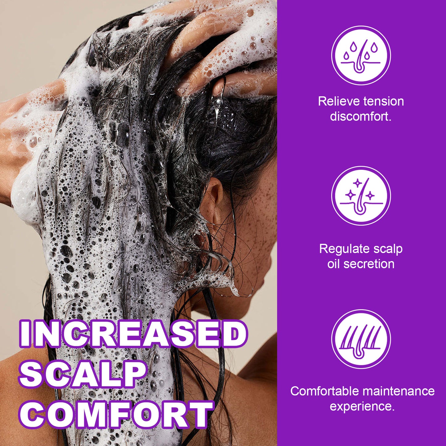 200ml x 2 Onion & Rosemary Shampoo & Conditioner Set – Natural Hair Growth Formula with Biotin, for Stronger, Thicker Hair and Scalp Care
