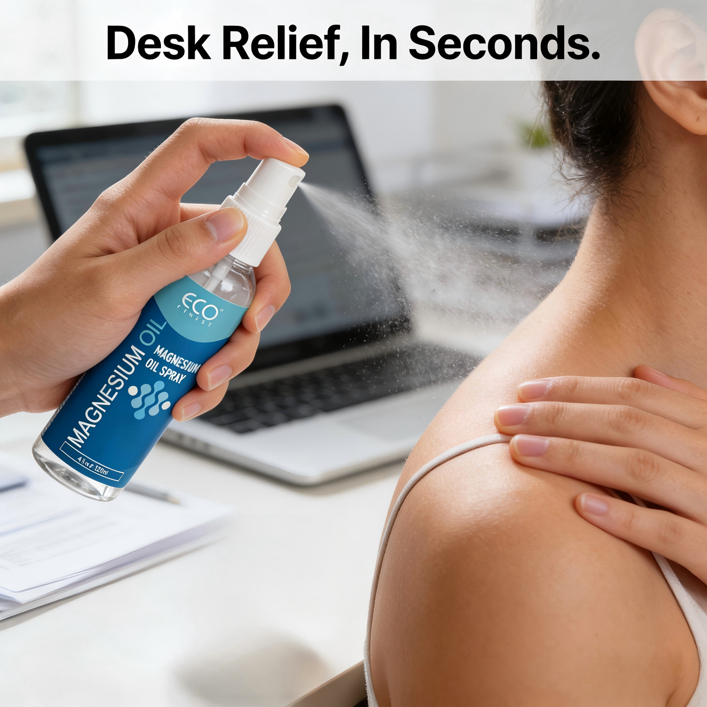 2 x 120ml ECO FINEST Magnesium Oil Spray Twin Pack