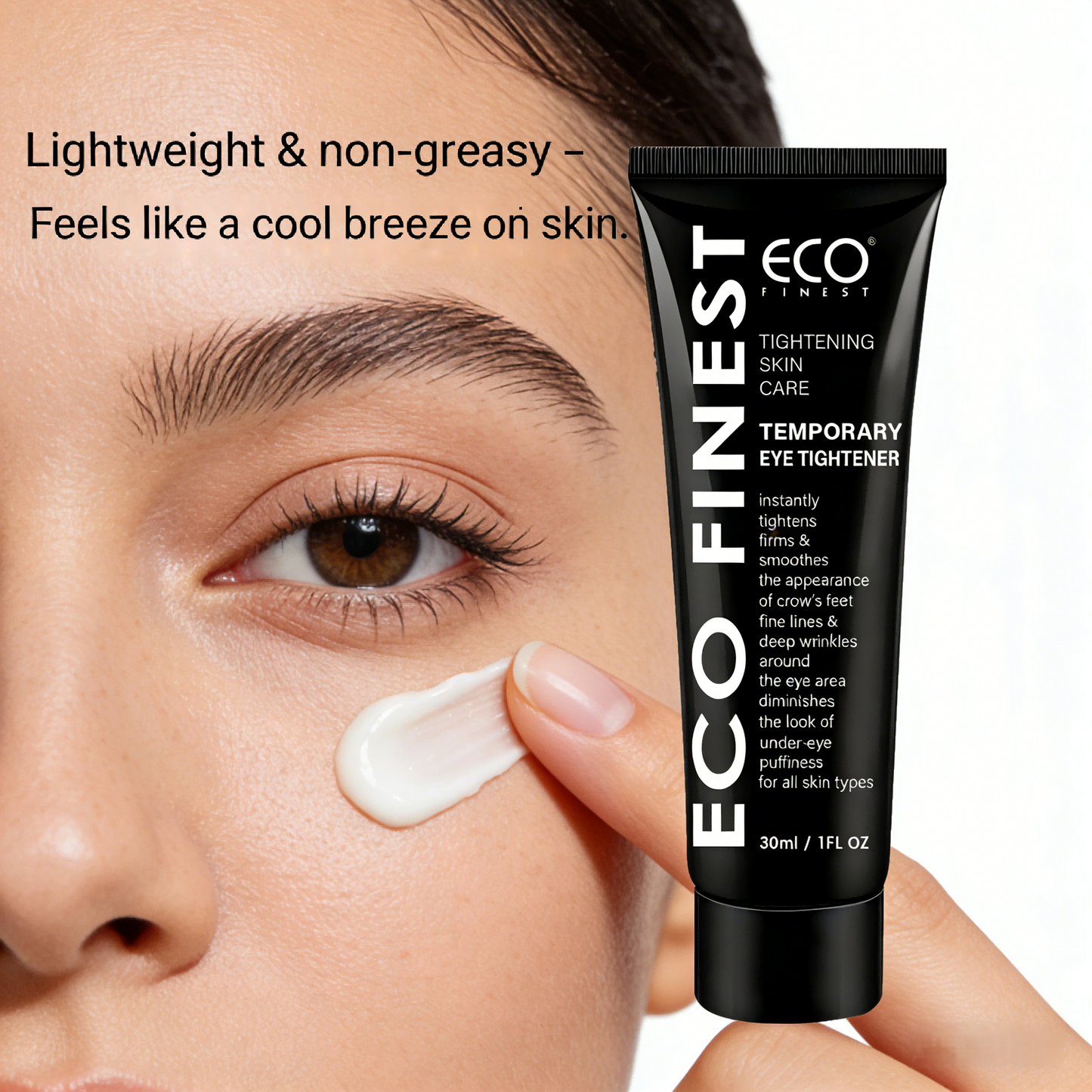 ECO FINEST Temporary Eye Tightener 30ml – Quick Refresh for Puffy & Tired Eyes