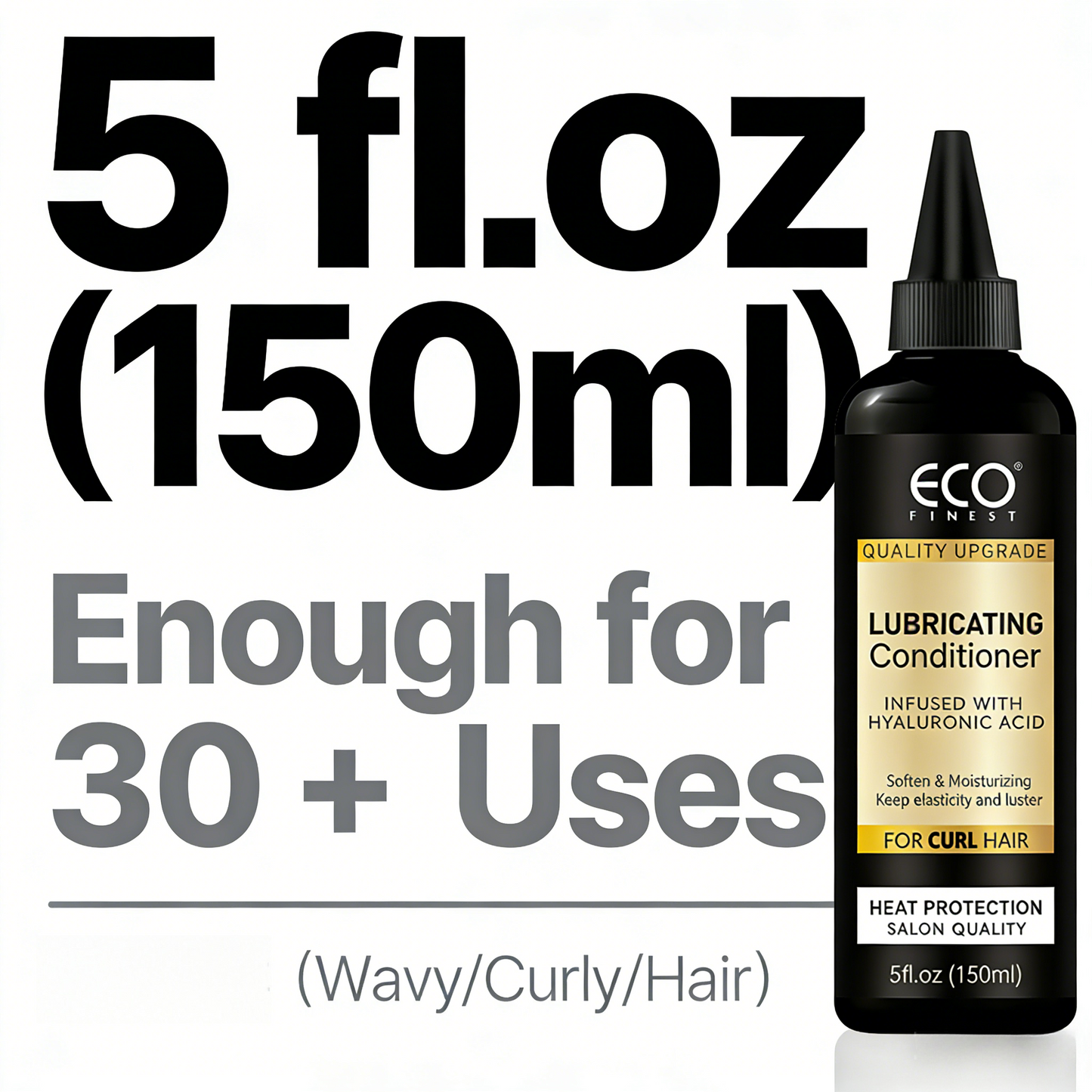 150ml ECO FINEST Black Gold Luxury Hair Conditioner
